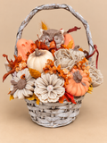 Herbstliche Box aus Wachs