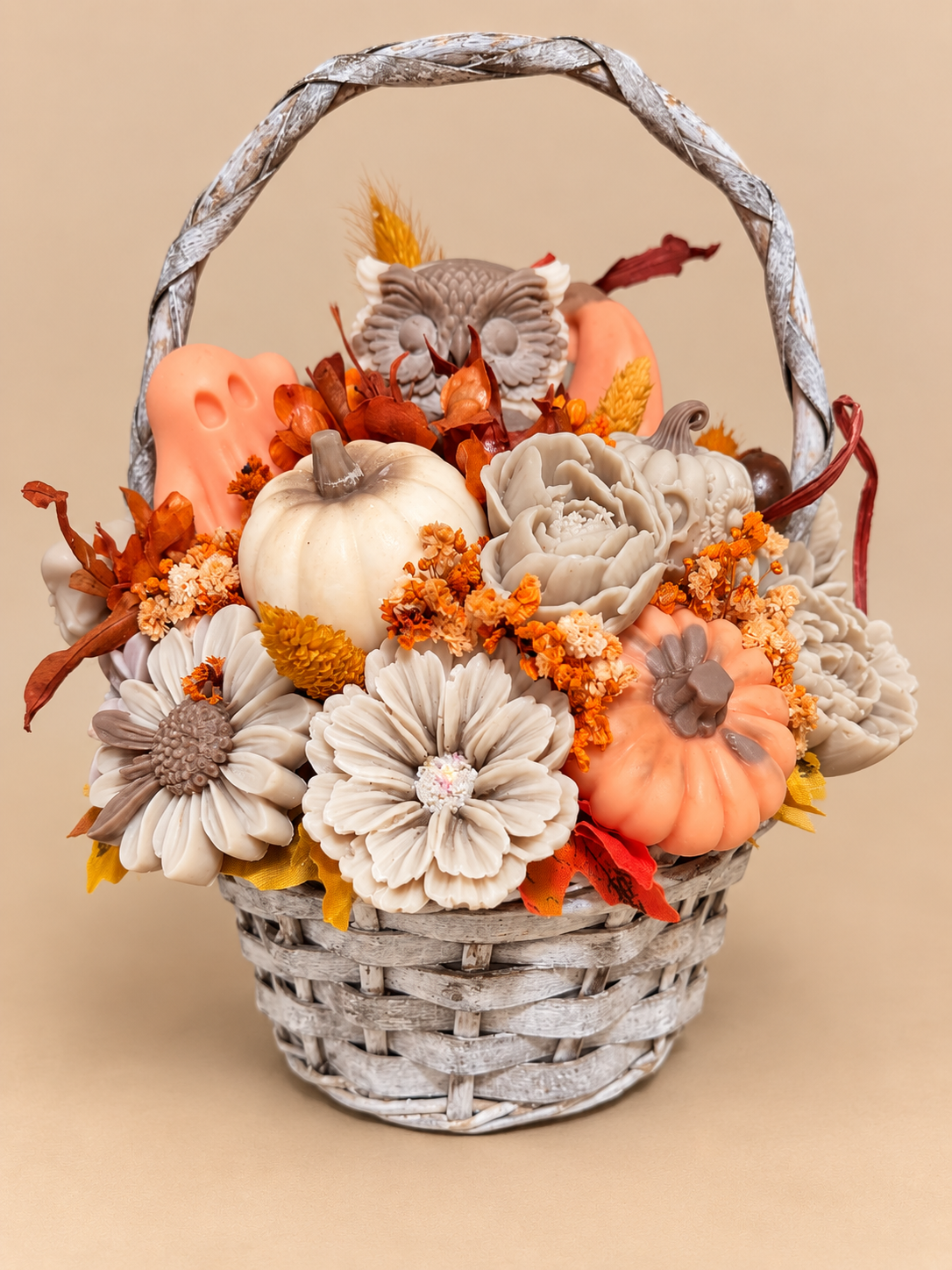 Herbstliche Box aus Wachs